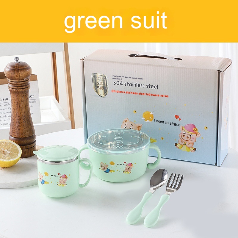 Green Piggy 4PCs Set