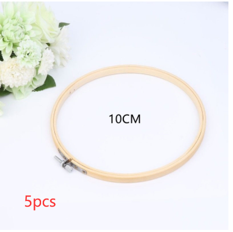Bamboo Embroidery Hoops (5-Pack) - Image 4