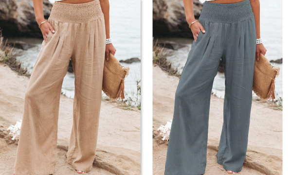 Grey and khaki