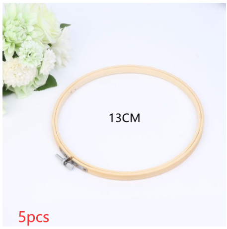 Bamboo Embroidery Hoops (5-Pack) - Image 6