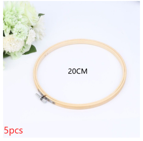 Bamboo Embroidery Hoops (5-Pack) - Image 9