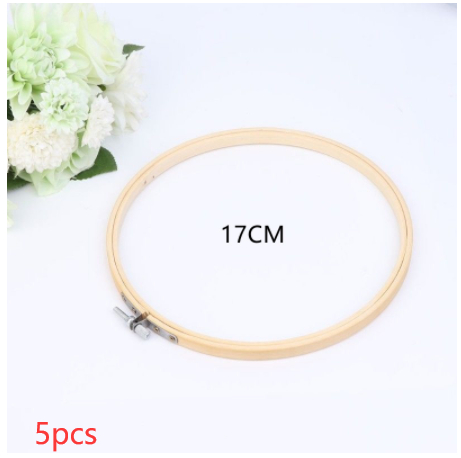 Bamboo Embroidery Hoops (5-Pack) - Image 8