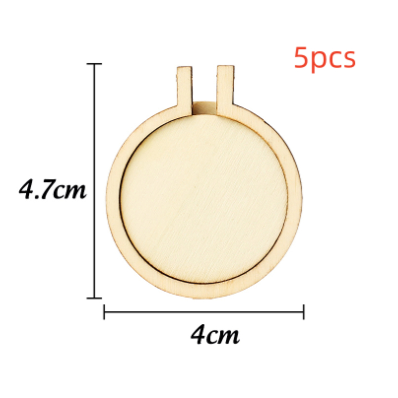 4.7x4cm Round Medium5pcs