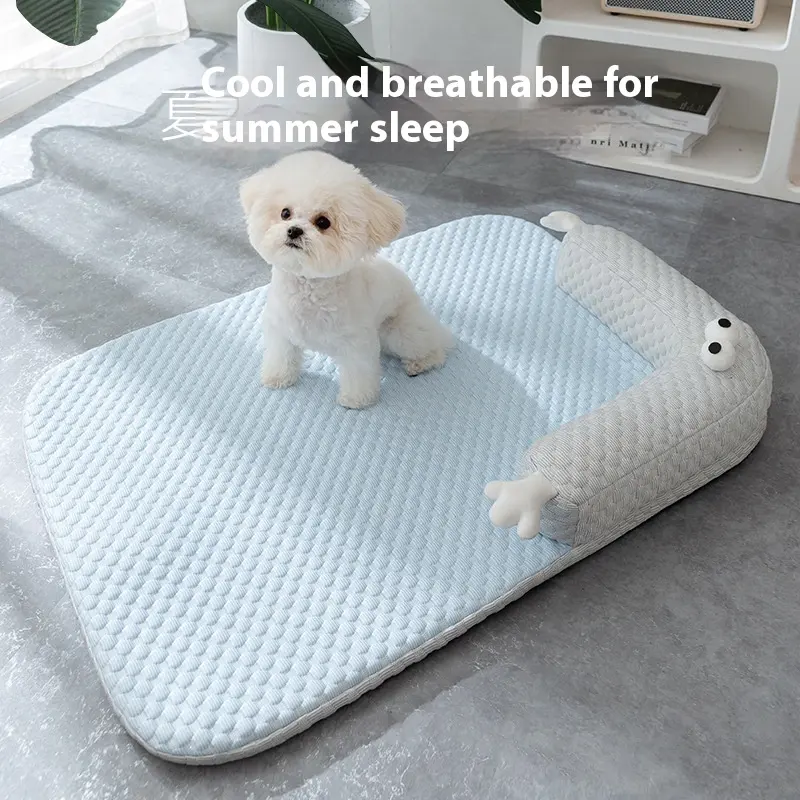 Cool Feeling Dog Mat Breathable Pet Bed