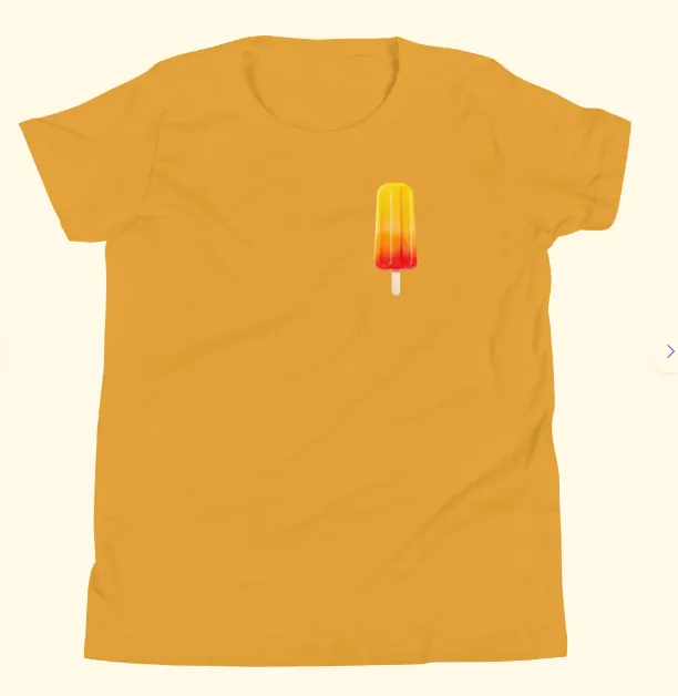 European And American Digital Printing Casual Round Neck T shirt Mustard - Shop at LoveMi