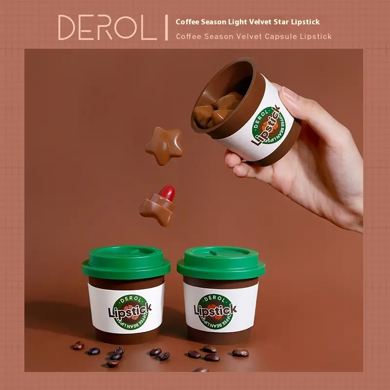 Matte Coffee Lipstick XINGX Candy Mini Capsule Lipstick