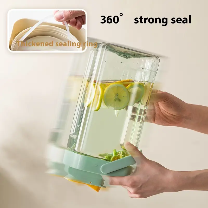 Refrigerator Cold Water Bottle With Faucet Large Capacity Cool Water Pot