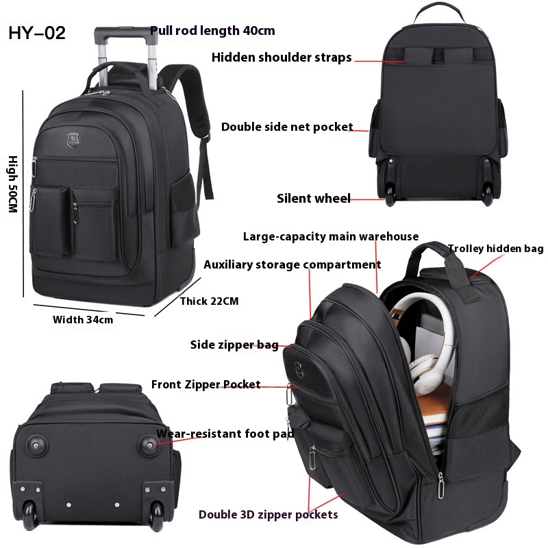 Trolley backpack with large capacity - Product image 1
Trolley backpack with large capacity - Product image 2
Trolley backpack with large capacity - Product image 3
Trolley backpack with large capacity - Product image 4
Trolley backpack with large capacit