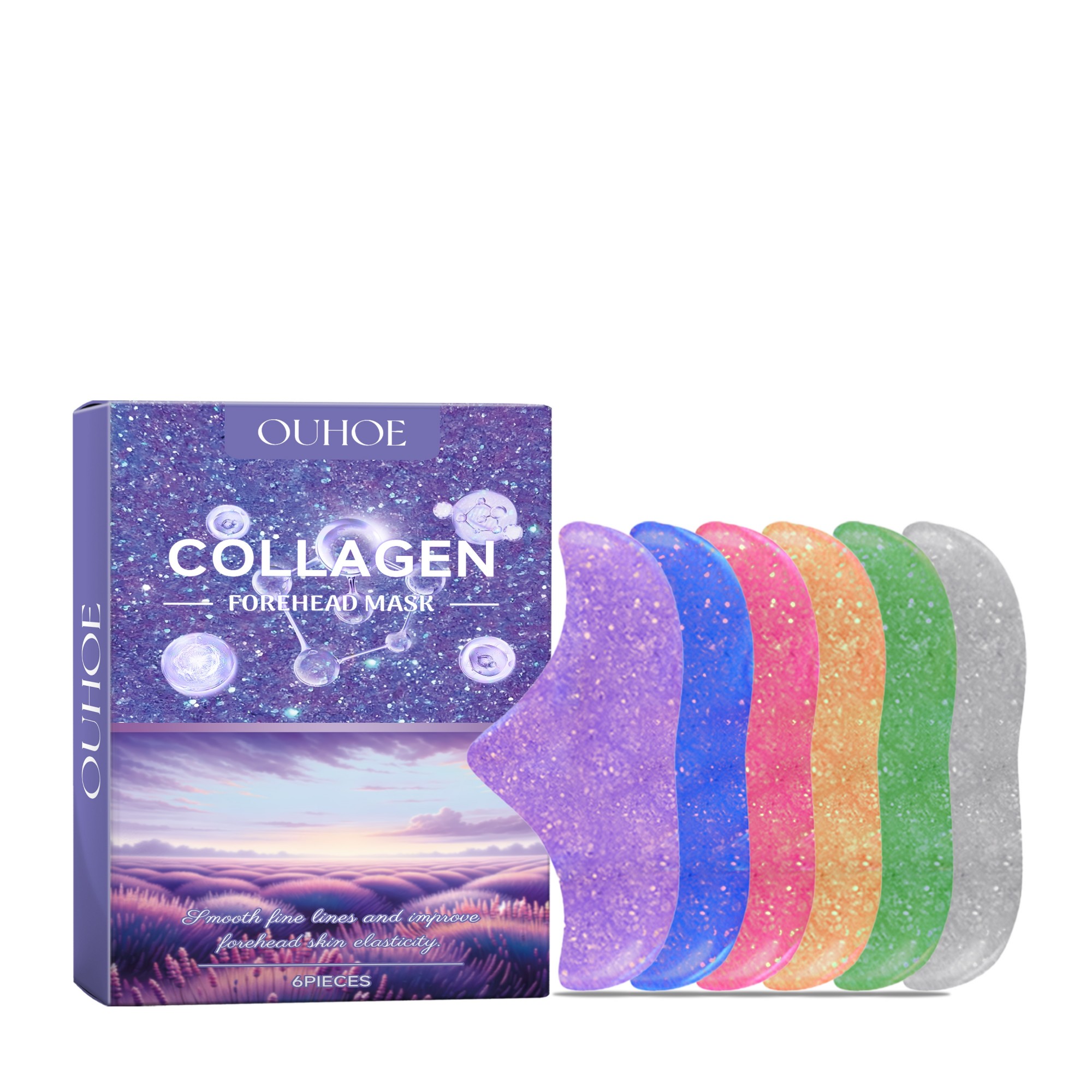 Collagen forehead patch