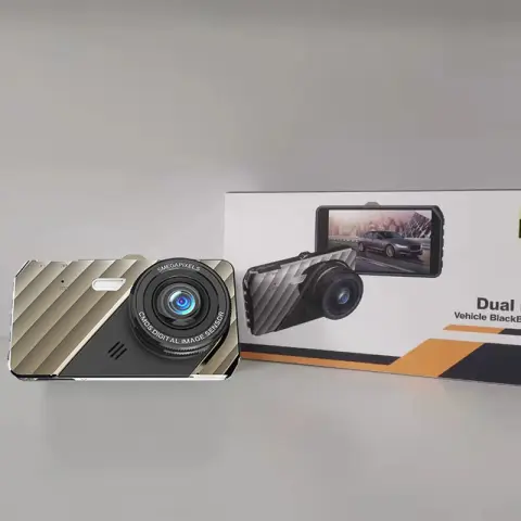 4 Inch Front and Rear Dual Lens Dashcam