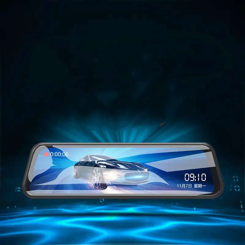 Media Dashcam 10-inch Rearview Mirror