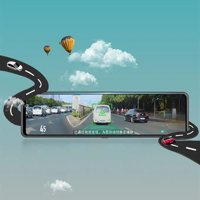 Rearview Mirror Tachograph Double Recording