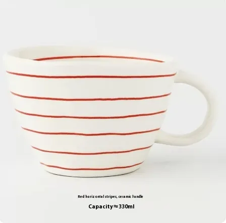 Nordic Irregular Mug - 10 White Andle