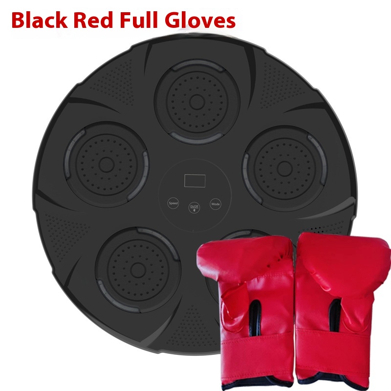 Black Red Gloves