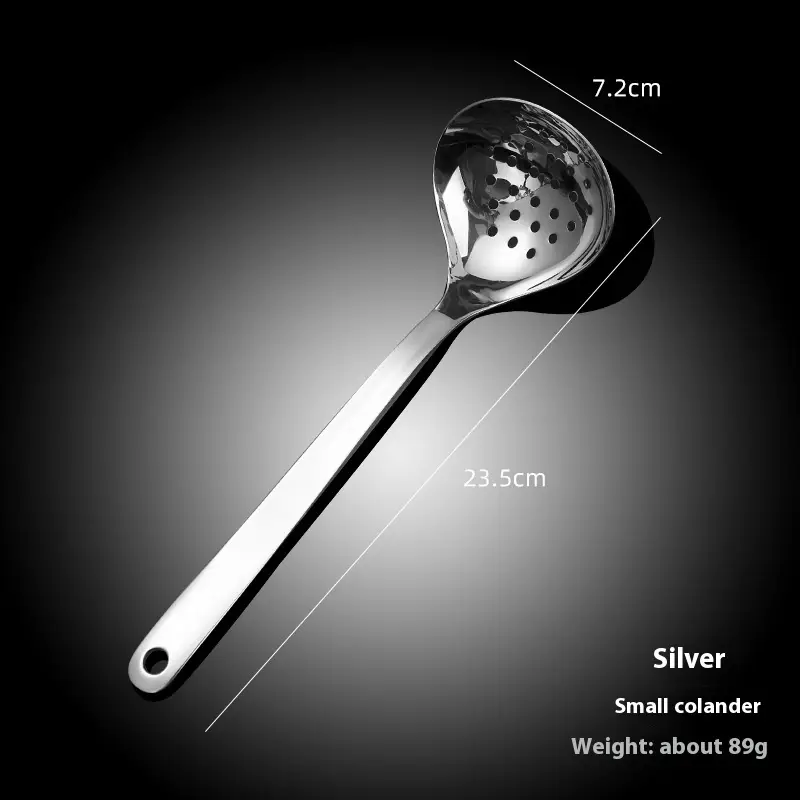 Stainless Steel Soup Ladle Household Kitchen Kitchenware Long Handle