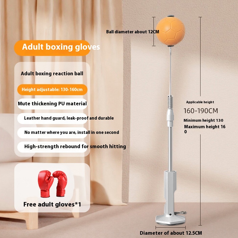 Orange Adult Boxing Gloves