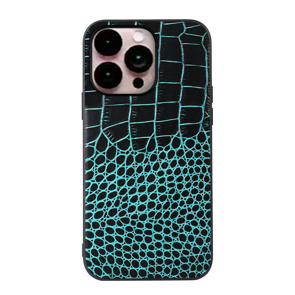 Crocodile Pattern Blue