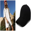 Cream White With A Hat