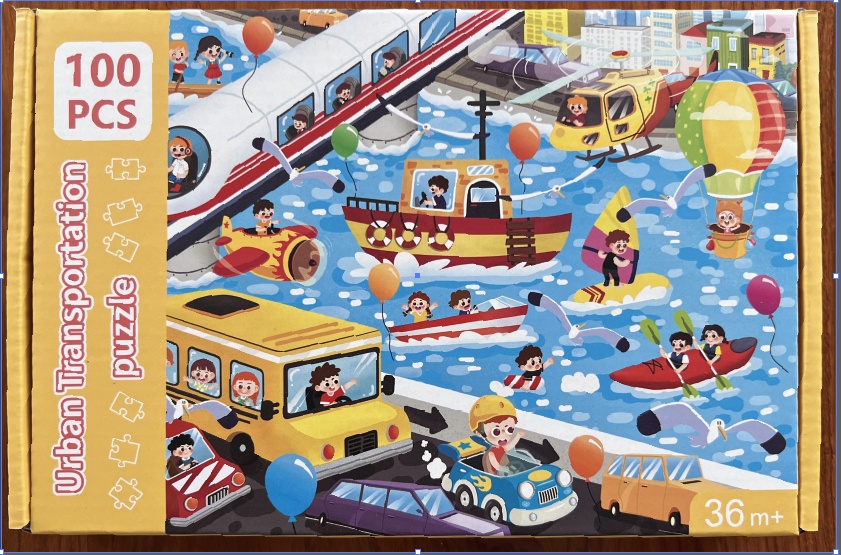 Traffic 100pcs puzzle