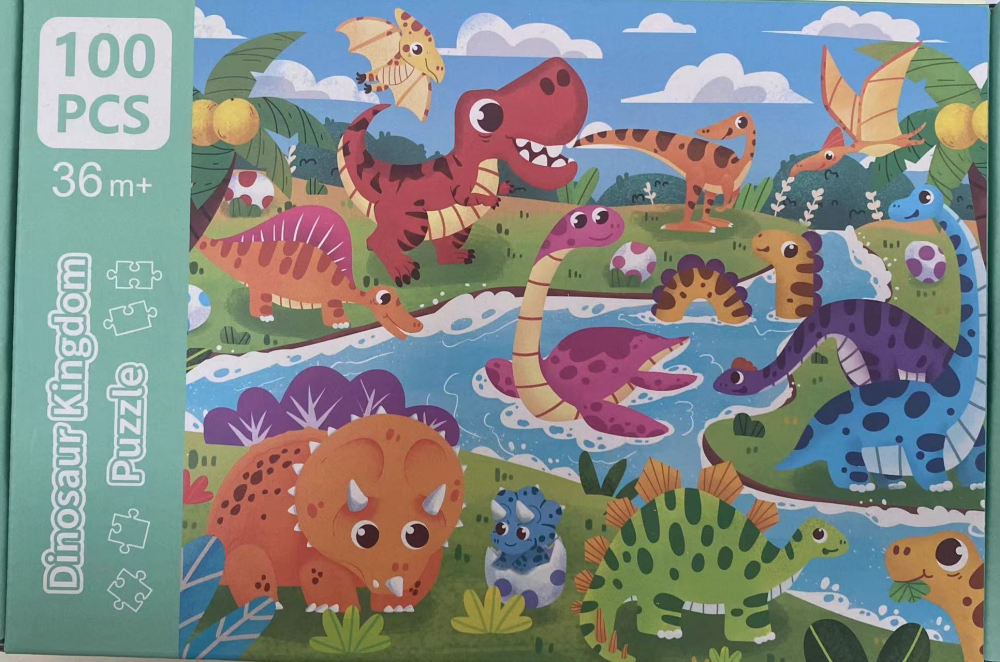 Dinosaur 100pcs Puzzle