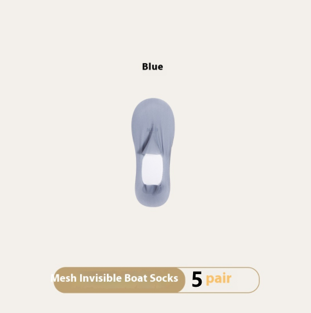 Breathable Women's Invisible Summer Socks. Product information: Pattern: solid color. Color: black, white, pink, light skin, blue, orange, light gray, light green, purple. Specifications: Bare socks, white paper card packaging. Main fabric composition: Co