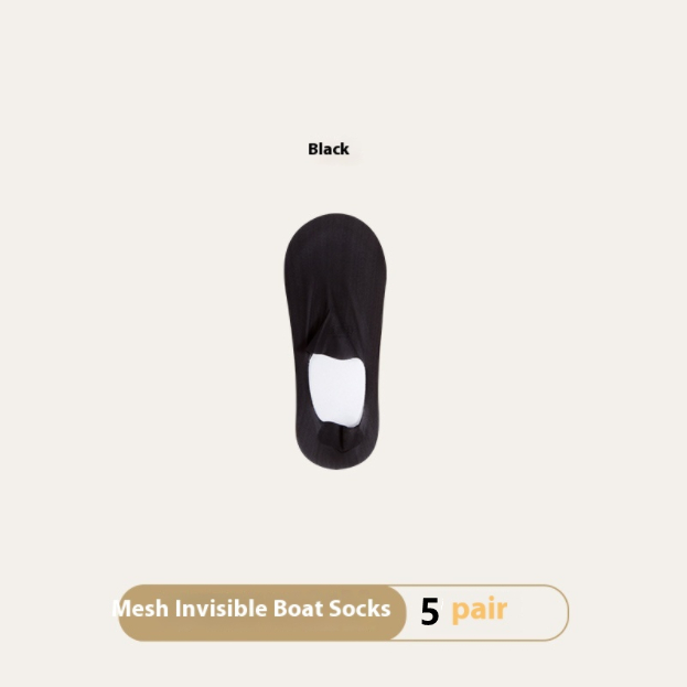 Breathable Women's Invisible Summer Socks. Product information: Pattern: solid color. Color: black, white, pink, light skin, blue, orange, light gray, light green, purple. Specifications: Bare socks, white paper card packaging. Main fabric composition: Co