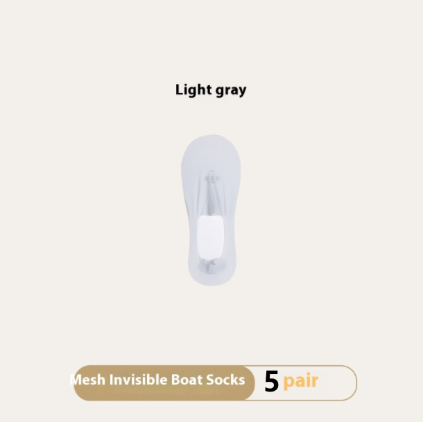 Breathable Women's Invisible Summer Socks. Product information: Pattern: solid color. Color: black, white, pink, light skin, blue, orange, light gray, light green, purple. Specifications: Bare socks, white paper card packaging. Main fabric composition: Co