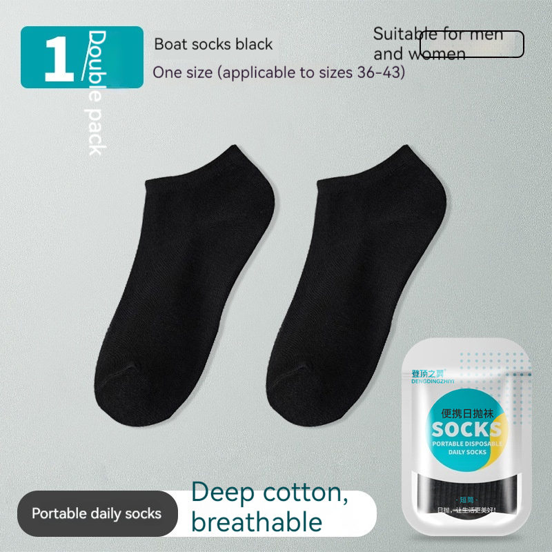 Black Ankle Socks