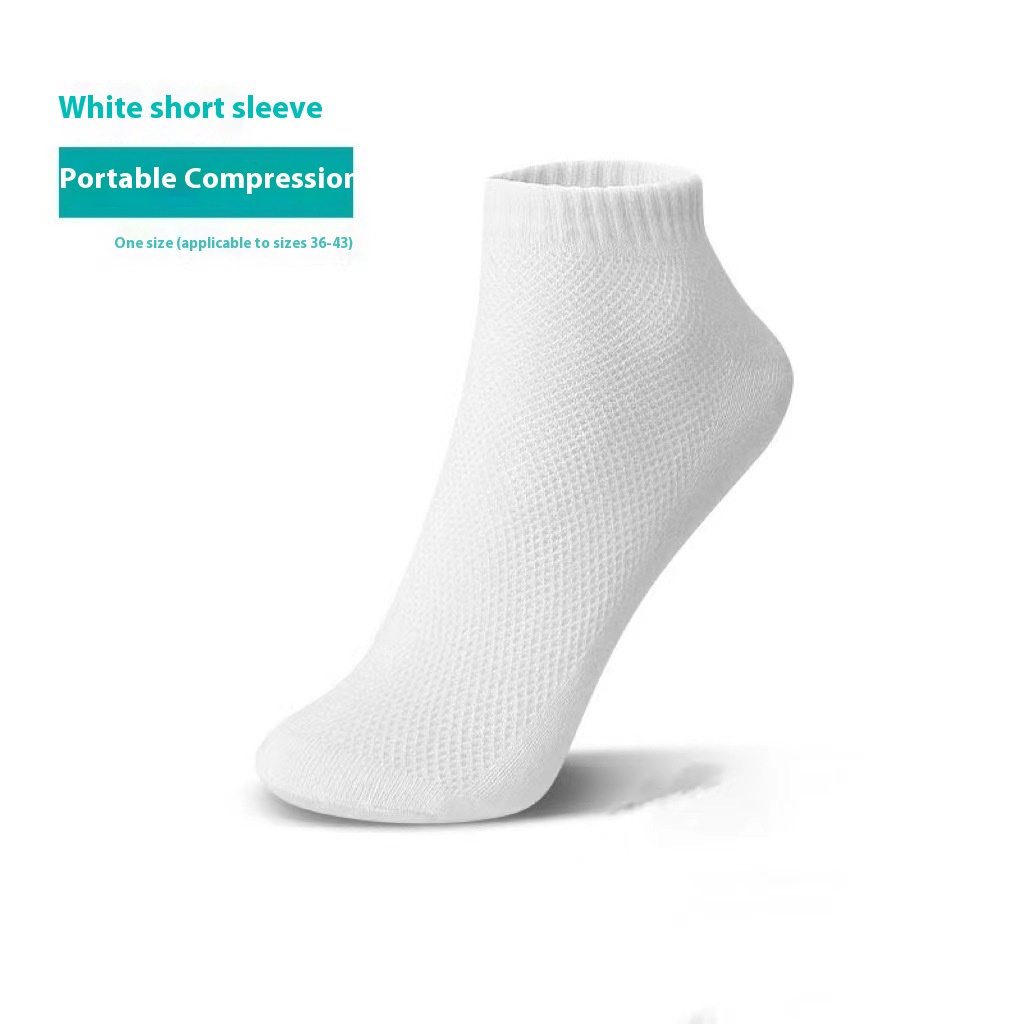 White Short Tube Pair