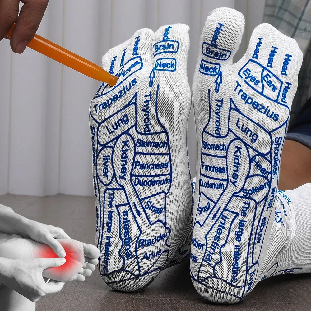 Massage Relieve Tired Feet Socks Acupressure Foot