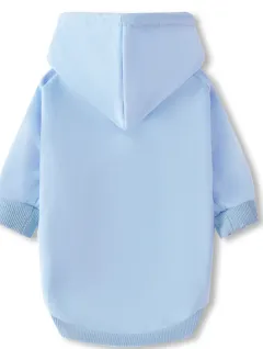 Blank Pet Sweater Cotton Dog Hoodie Clothing - Blue - View 1