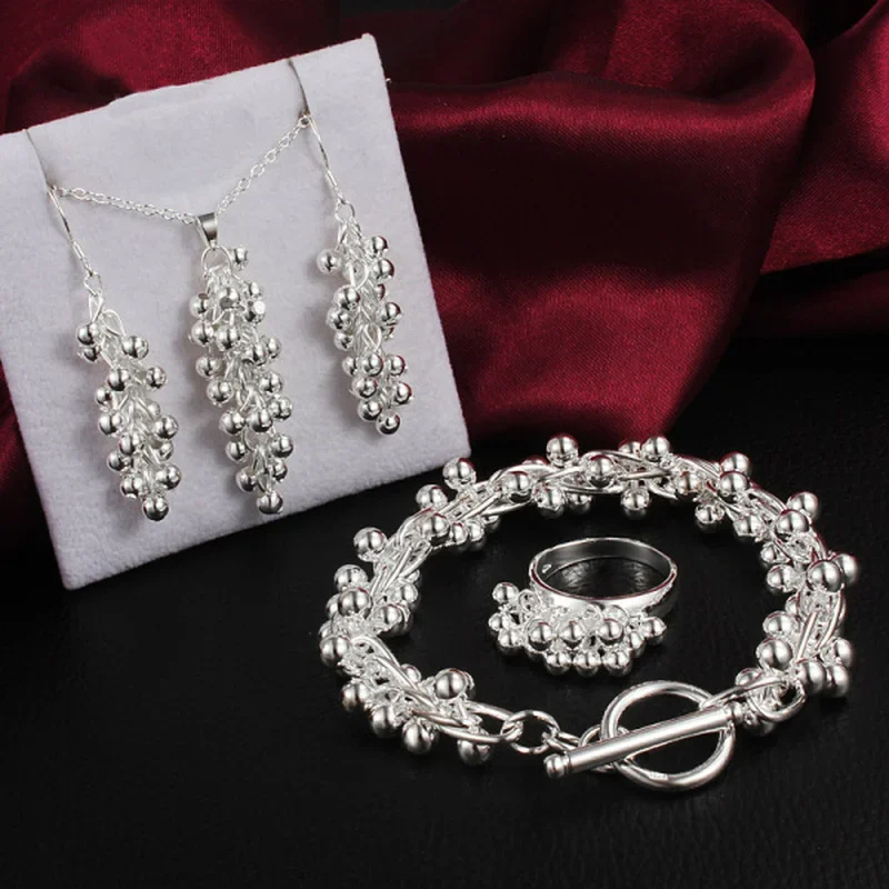 Bracelet Necklace Earring Ring Set - 第 1/1 張圖片