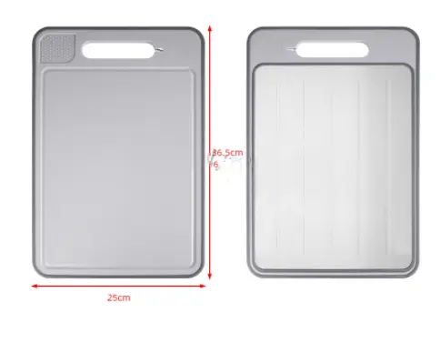 Double-side Cutting Board with Defrosting Function Chopping Board Kitchen