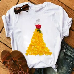 Letters Cute Clothing Women's Short Sleeved T-shirts - 2Style - View 1