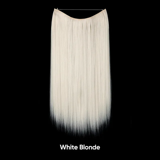 Women's One piece Adjustable Invisible Straight Multi color Gradient Hair Extension Fishline No.60 - Shop at LoveMi
