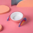 Ceramic Single Bowl Pink Rack