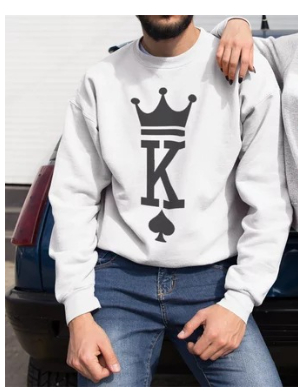 Lovers' King Queen loose sweater