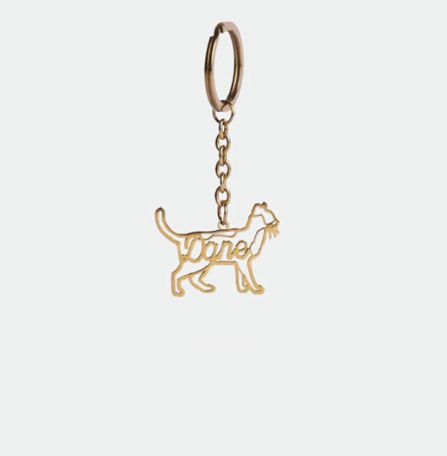 Gold Keychain