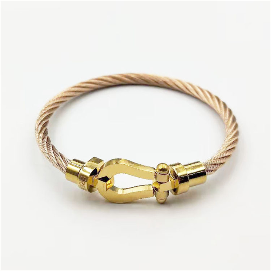 Gold Head Rose Gold Rope