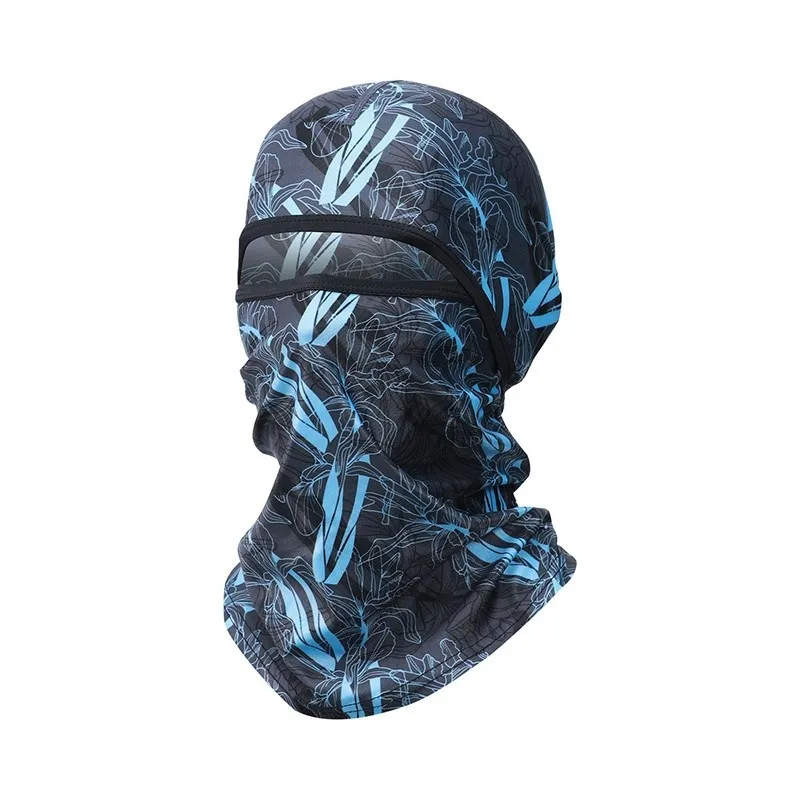 Summer Ice Silk Sun Protection Mask Men's Head Cover Full Face Fishing Sun Protection Scarf - Tlb406
