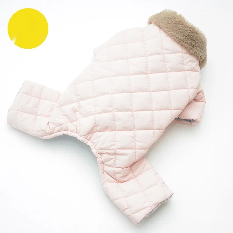 Winter New Pet Cotton Dog Cotton Coat - Pink
