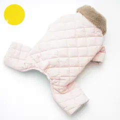 Winter New Pet Cotton Dog Cotton Coat - Pink - View 1