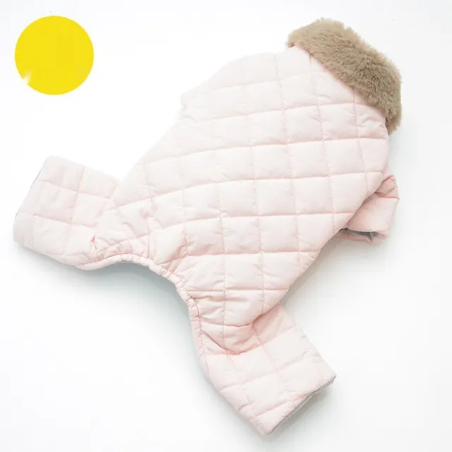 Winter New Pet Cotton Dog Cotton Coat Pink - Shop at LoveMi
