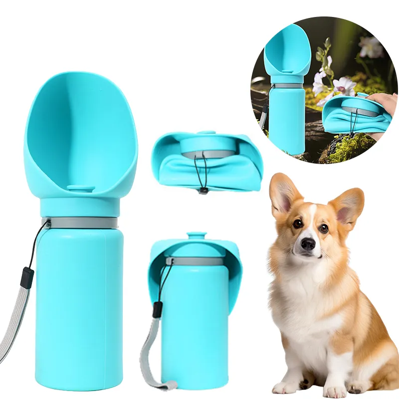 Folding Pet Outdoor Walking Mug Portable Travel Water Bottle Puppy Cats Dogs Drinking Water Dispenser Cup Supplies – image 8