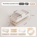 White Double Layer With Icebox