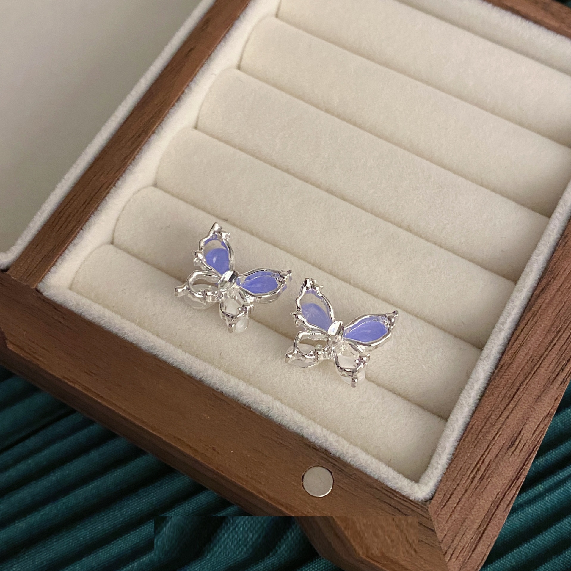 Blue Butterfly Earrings