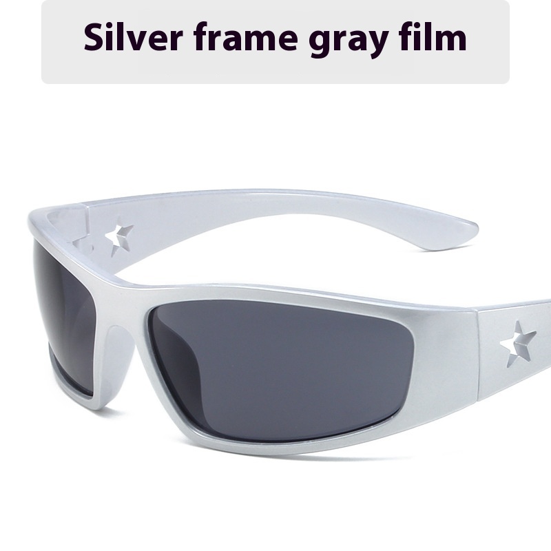 Silver Frame Gray Piece