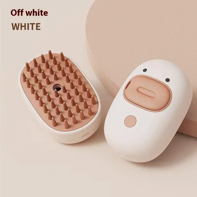 Pet Whale Small Yellow Duck Spray Massage Comb Small Yellow Duck White - Shop at LoveMi
