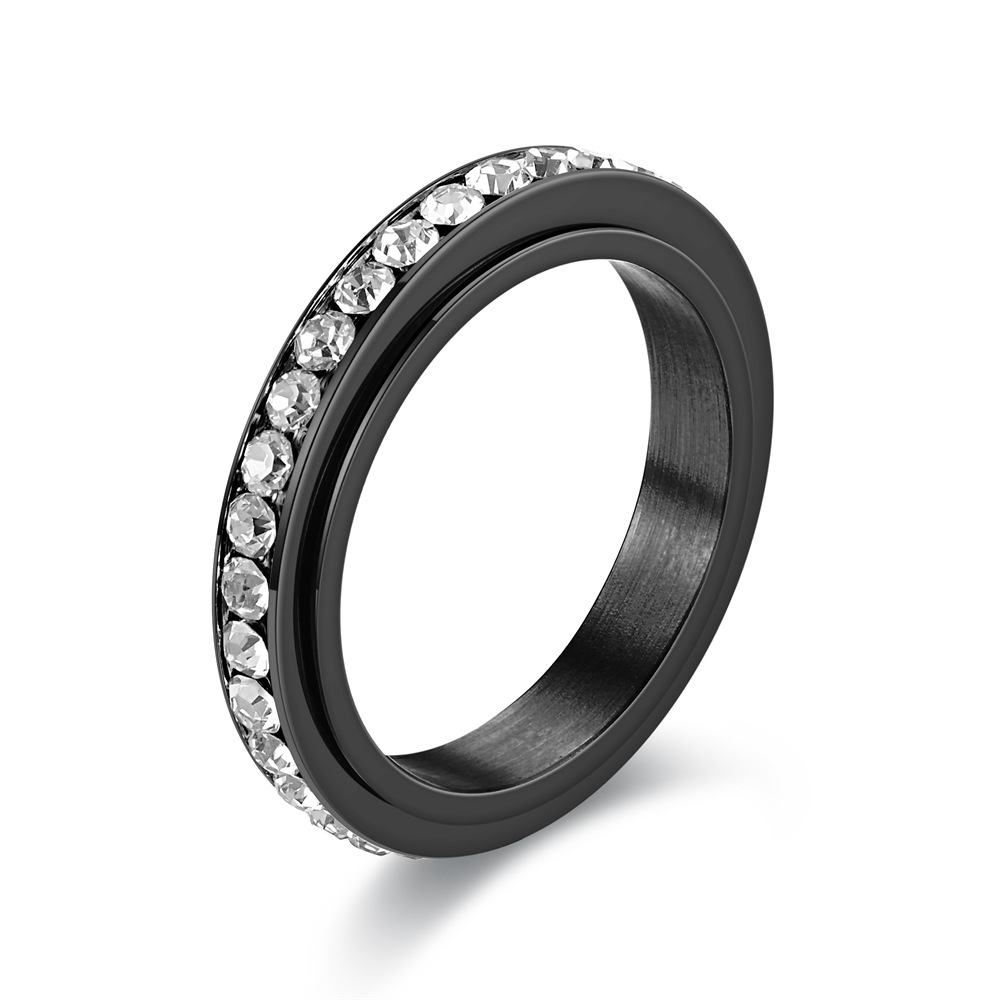 4MM Black Round Diamond