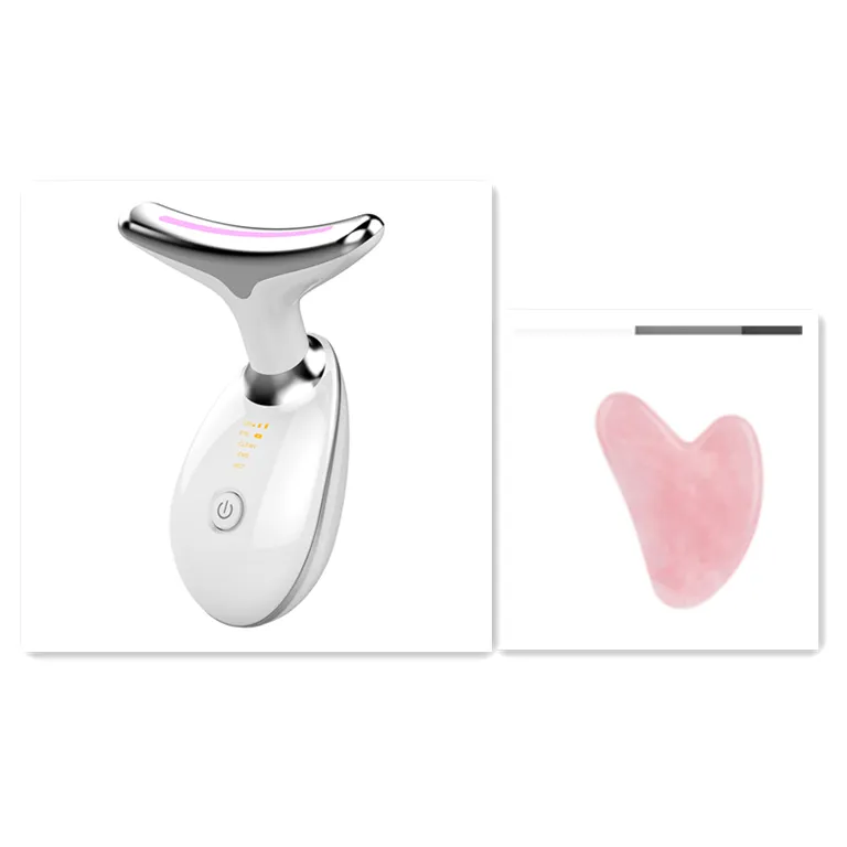 EMS Thermal Neck Lifting And Tighten Massager Electric Microcurrent Wrinkle Remover – image 9